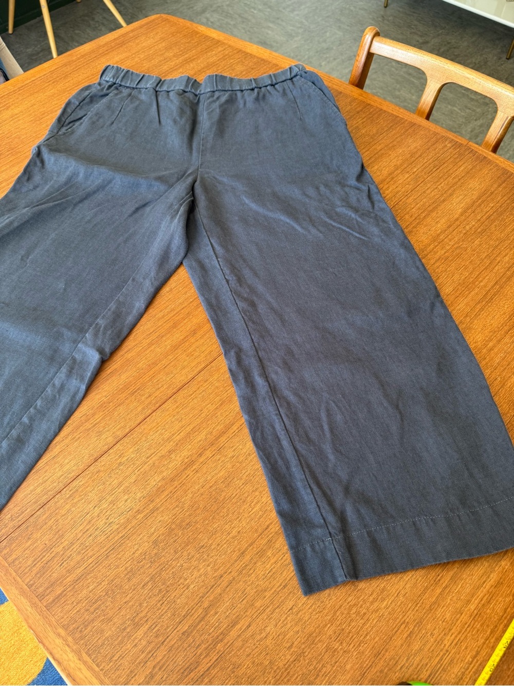 Women’s Pendleton Stretch-Waist Navy-Gray Pants